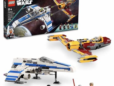 LEGO Star Wars New Republic E-Wing vs Shin Hati’s Starfighter 75364
