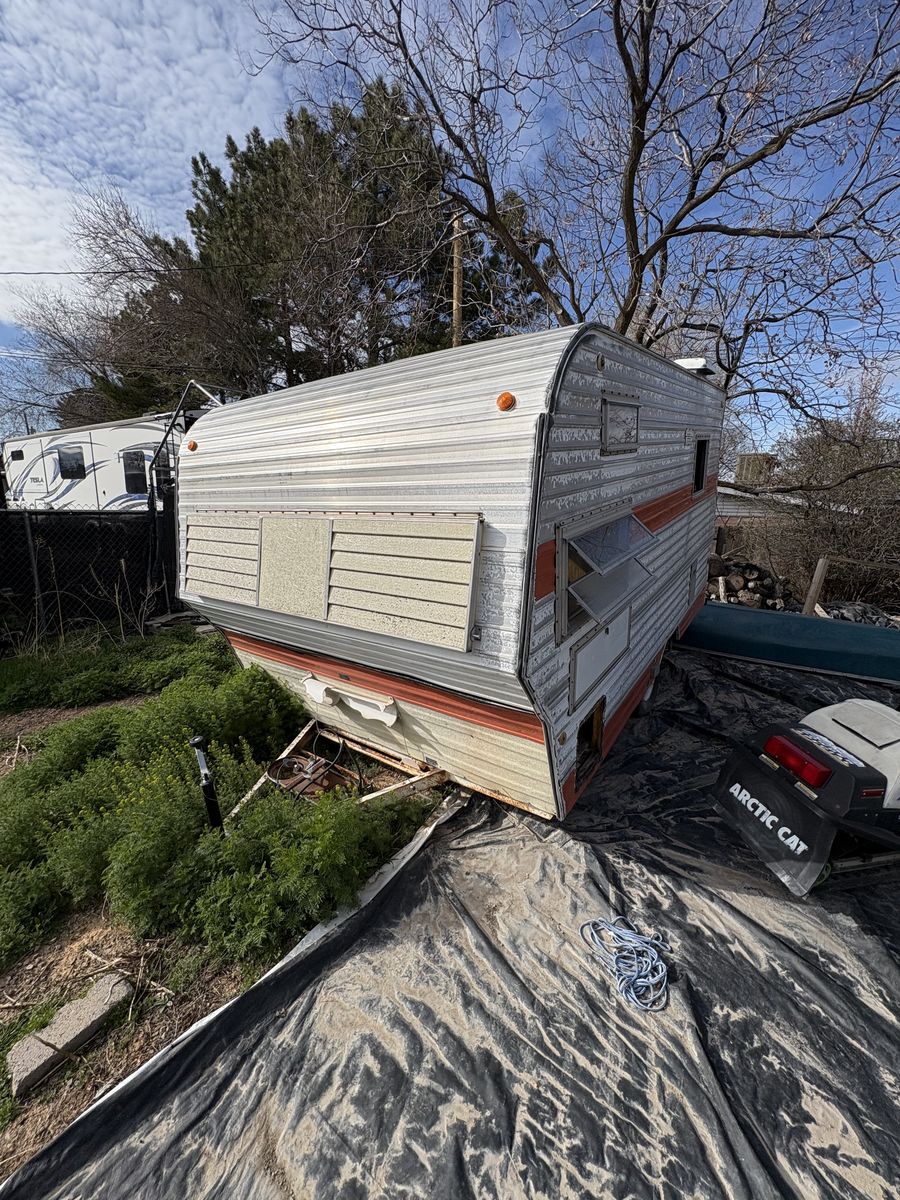 Old Camper Trailer