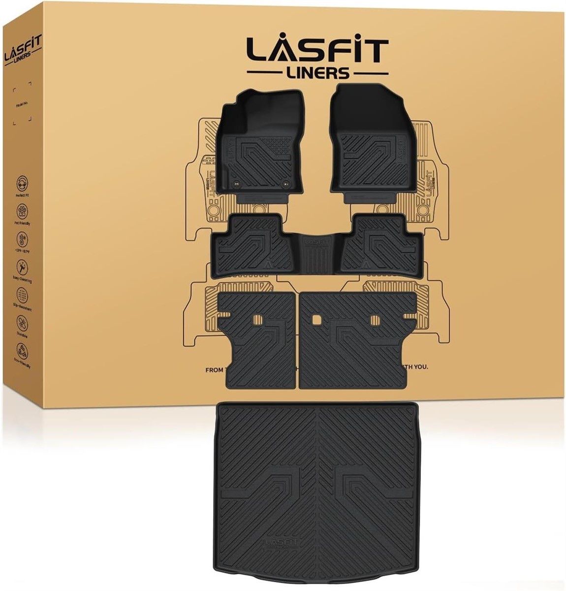 2022-26 LASFIT Floor Mats for Corolla Cross Hybrid
