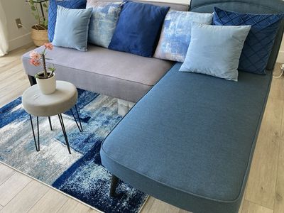 Dark Blue Lounge Chair