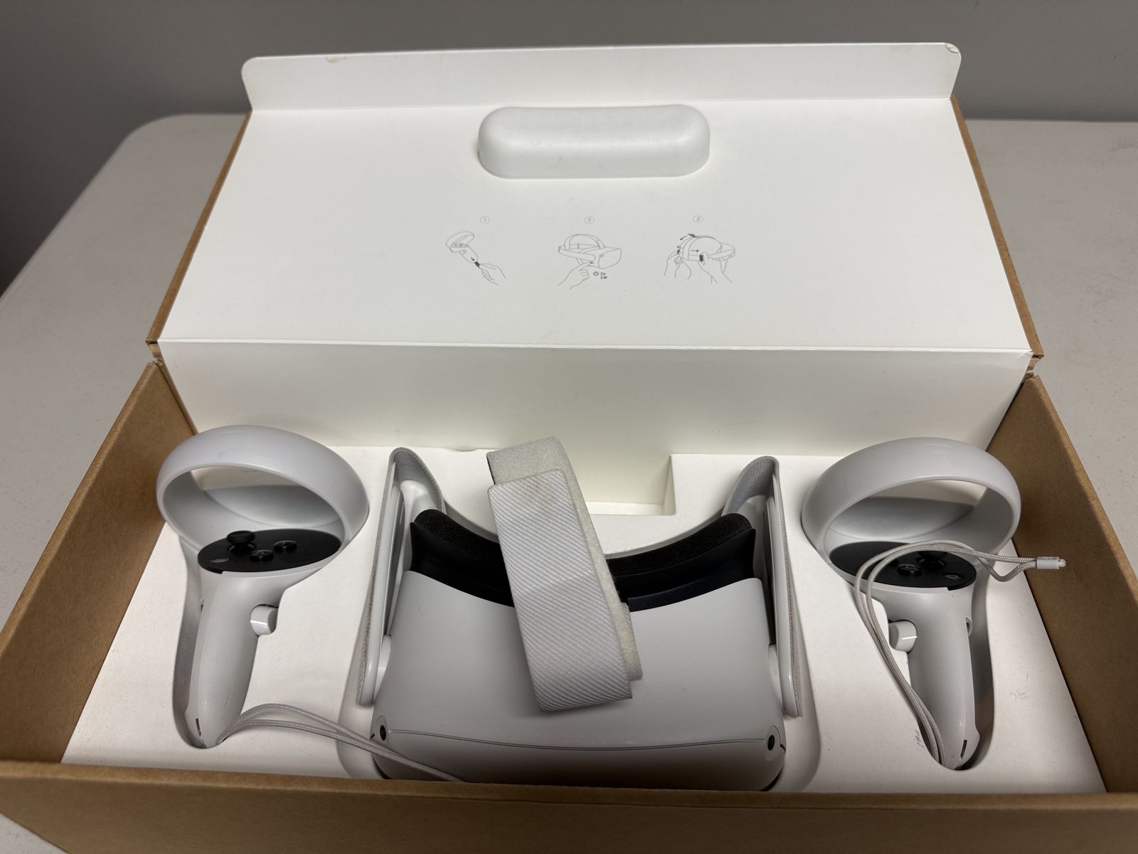 Meta Quest 2 Virtual Reality Headset with Controllers and Original Box