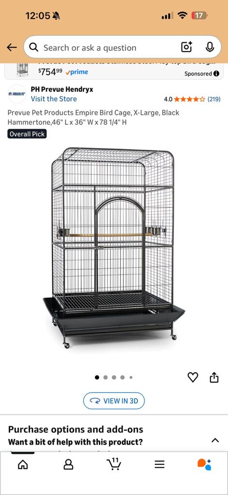 XL Bird Cage