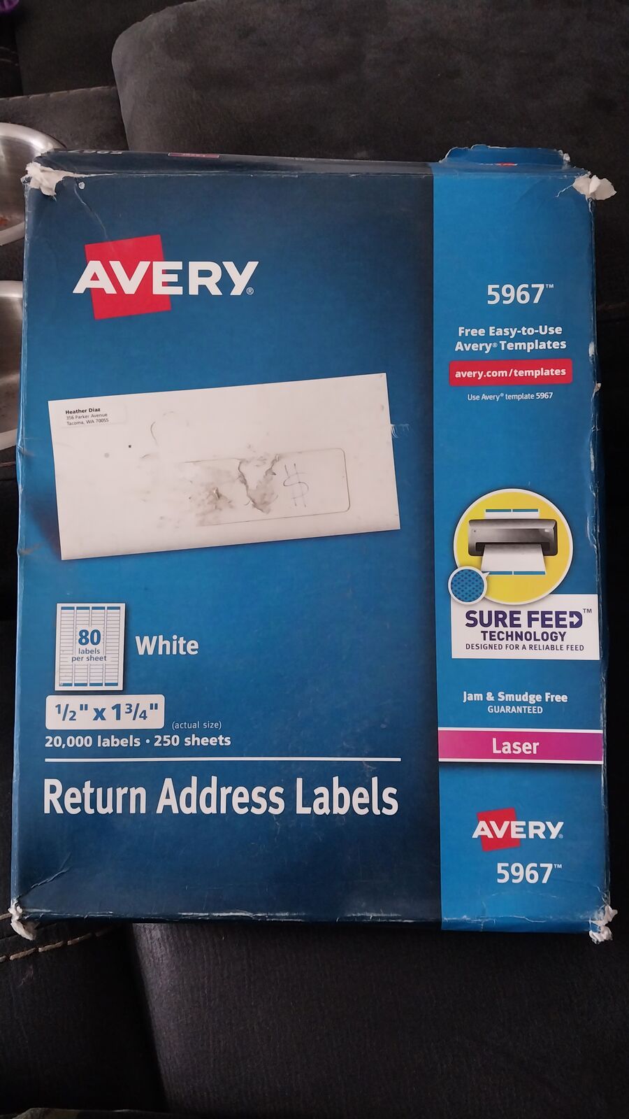 AVERY Return Address Labels
