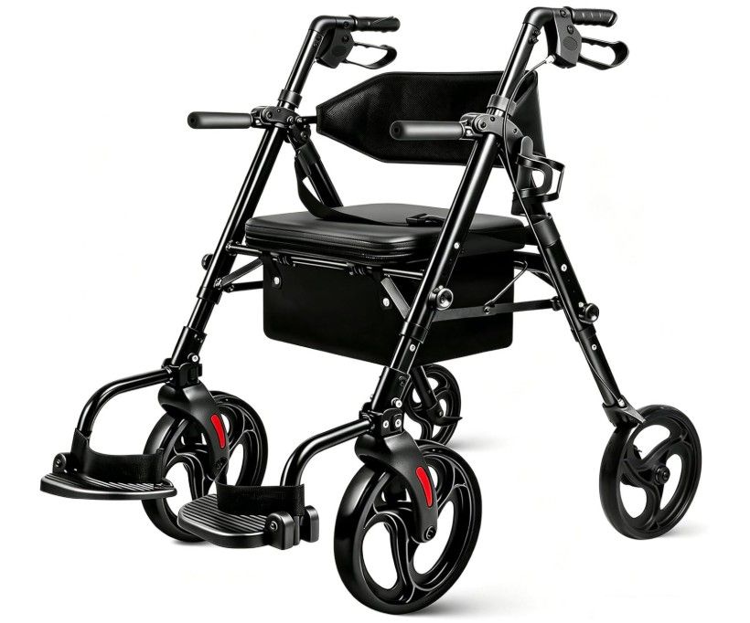 2 in 1 Walker Wheelchair Combo