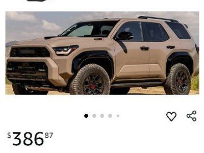 Promrmr 6" Running Boards Side Steps Nerf Bars for Toyota 4Runner 2025-2026