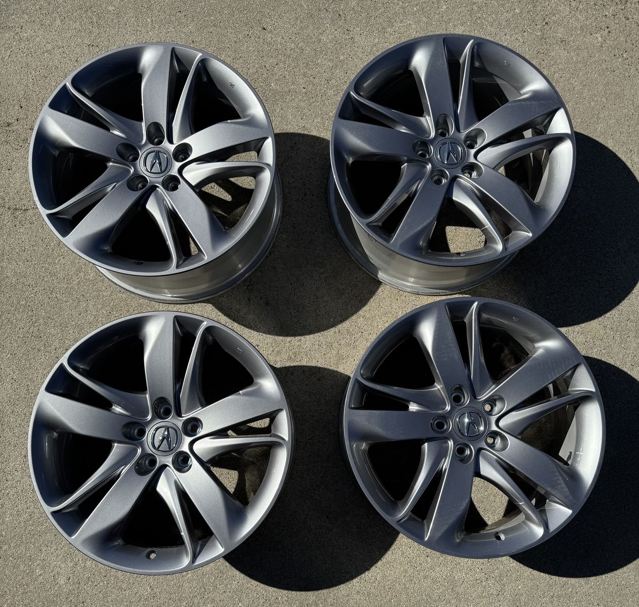 OEM Acura RDX 19” 2019-2021 Wheels Rims Set of 4 5x114.3 19x8 +50 TLX Honda Accord Civic CR-V