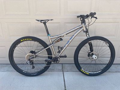 Funk La Ruta Titanium FS 29er (Medium) w/ carbon Lefty -- NICA!