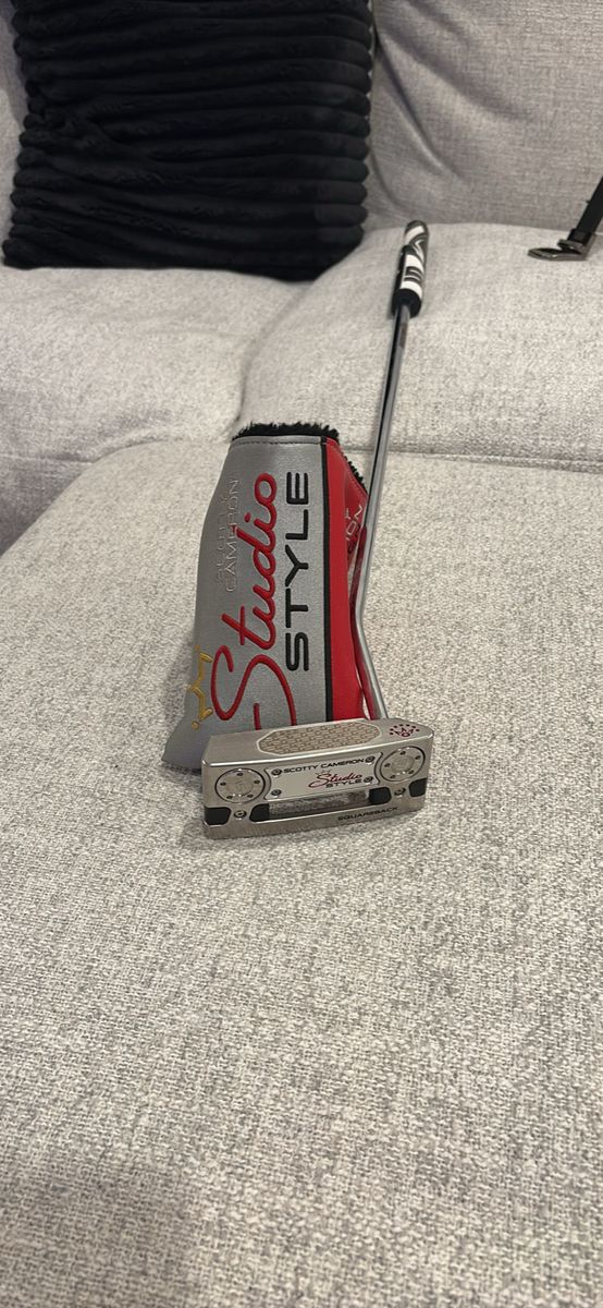 Scotty Cameron Studio Style Squareback Putter with Headcover - Right Handed Golf Club