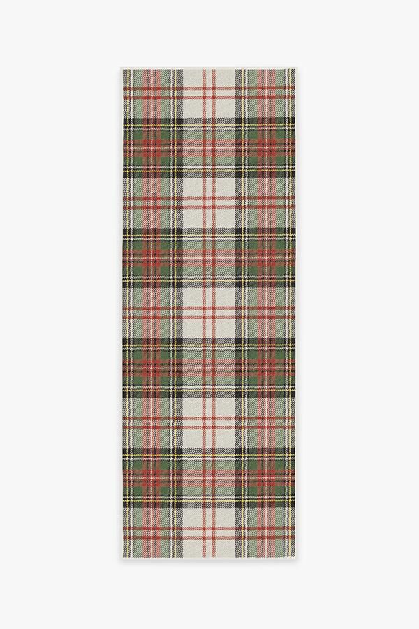 New Ruggable Dress Stewart Tartan Tufted Washable Rug 2.5' x 7' $169