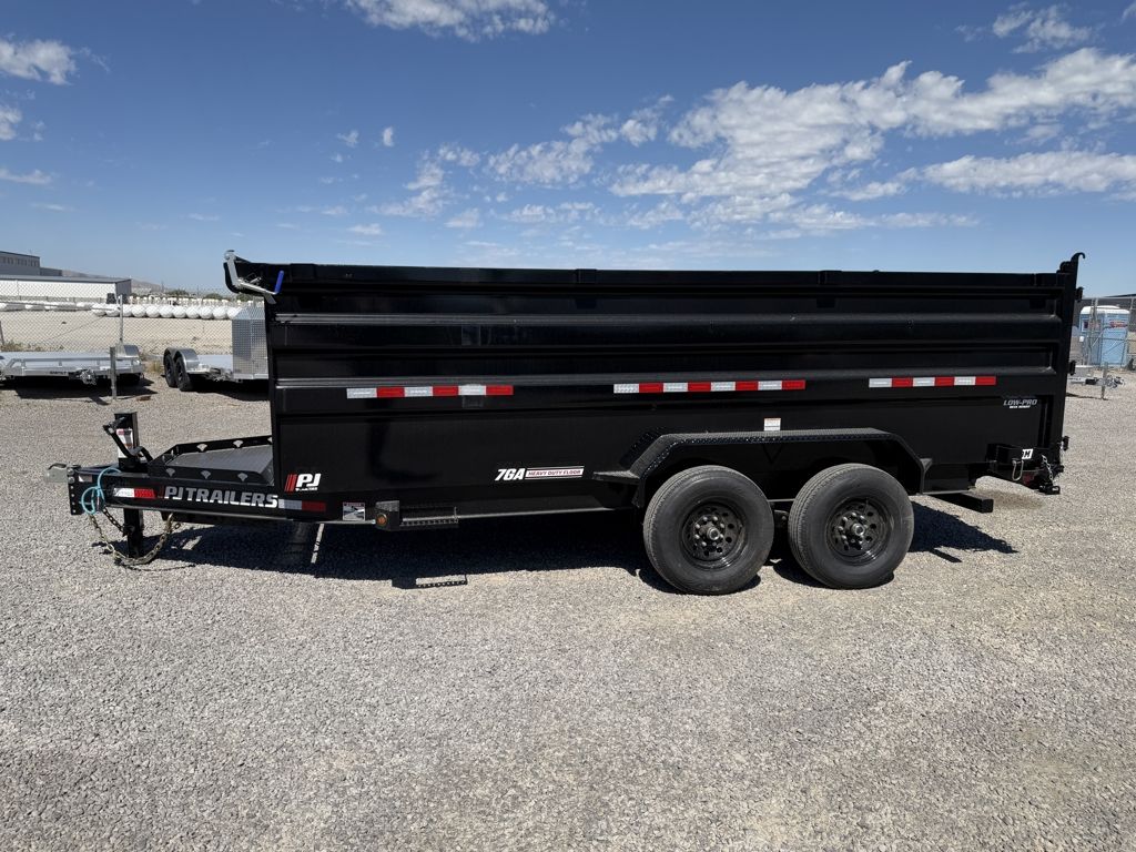2027 PJ Trailers 7x16 15.4k 83 Low-Pro High Side "