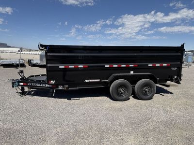 2027 PJ Trailers 7x16 15.4k 83 Low-Pro High Side "