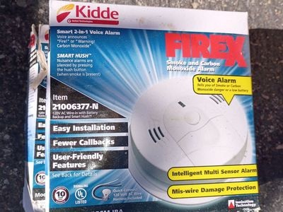 x2 FIREX Smoke and Monoxide Alarms