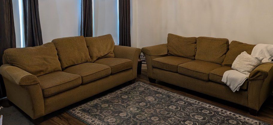 Brownish Gold Couches
