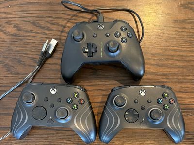 Afterglow Waved Wired Controller and a Project Scorpion Controller for Xbox - Lot of 3