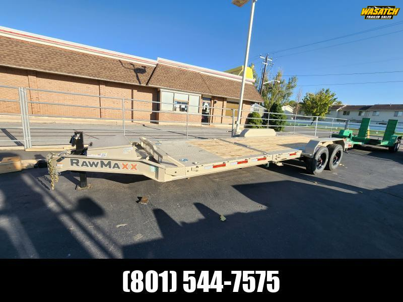 2026 RawMaxx 24' G7X 20K Gravity Tilt Flatbed Trailer
