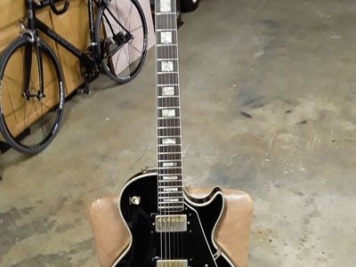 70s Lawsuit headstock Electra Les Paul custom black beauty Japan / Maxon / case
