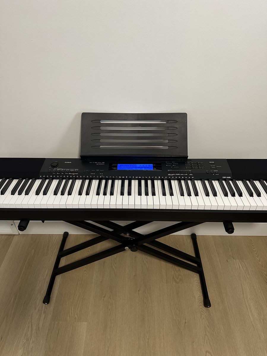 Casio 88 Weighted Digital Piano, Wall Adapter & ETC