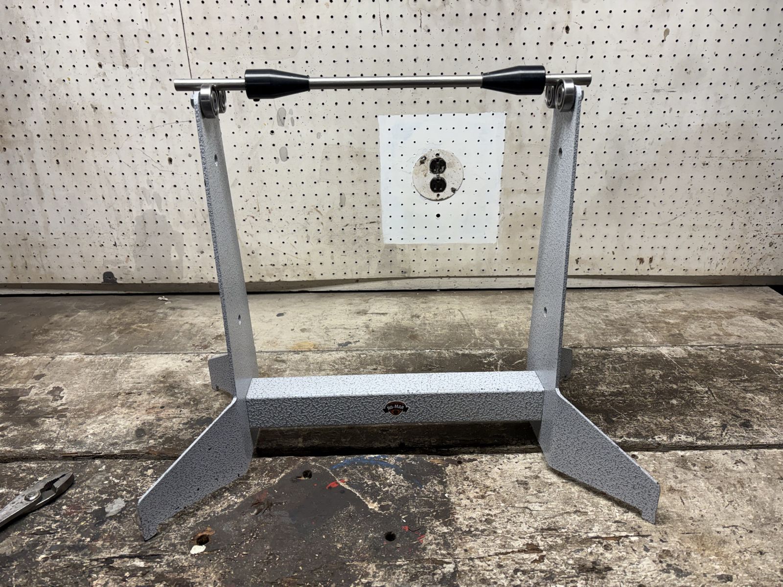 No-Mar Universal Motorcycle Wheel Balancer and Truing Stand