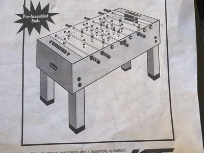Foosball table