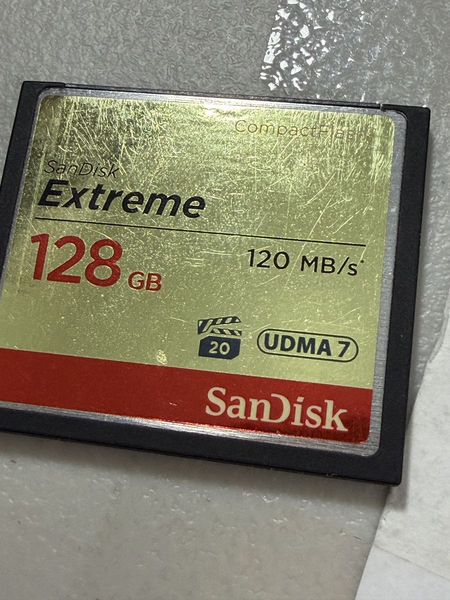 SanDisk Extreme 128GB UDMA 7 CF card  