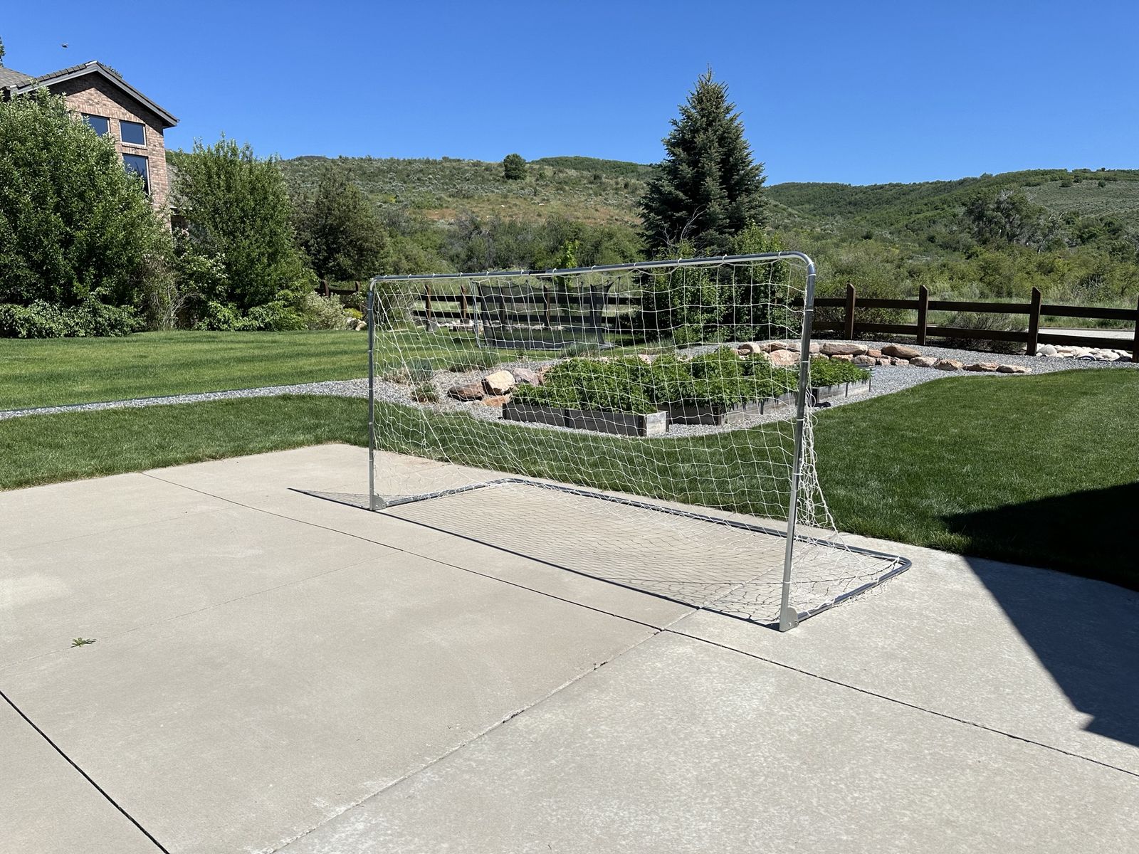 Franklin Sports 12’ x 6’ folding soccer net