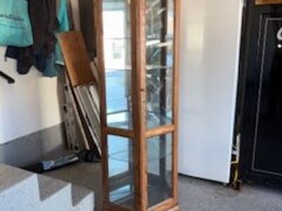 Oak Curio Cabinet