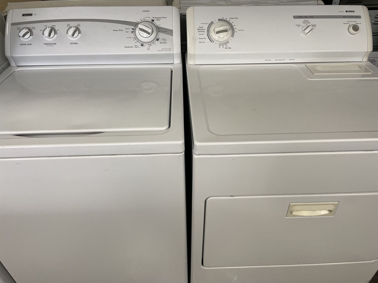 Kenmore Super Capacity  Washer and Dryer, Clean, With 30 Day Warranty!