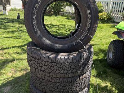 Set of 4 Goodyear Wrangler Workhorse AT Tires LT285/70R17
