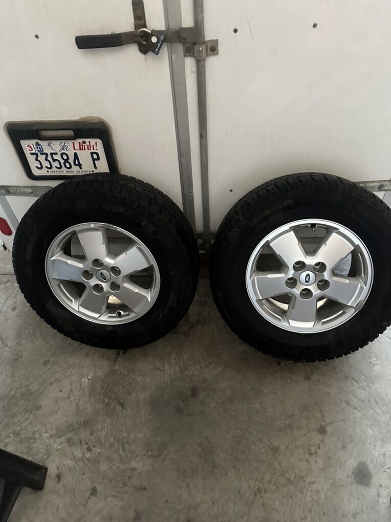 Ford rims with tires