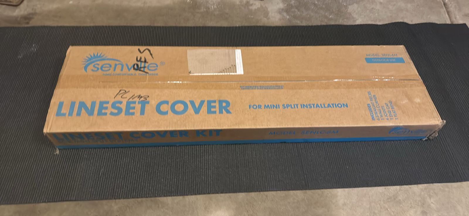 Senville SENI-C6M Lineset Cover Kit for Mini Split Installation - Outdoor Use
