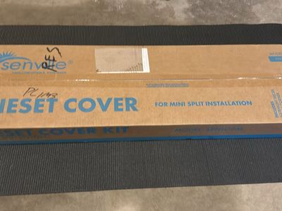 Senville SENI-C6M Lineset Cover Kit for Mini Split Installation - Outdoor Use