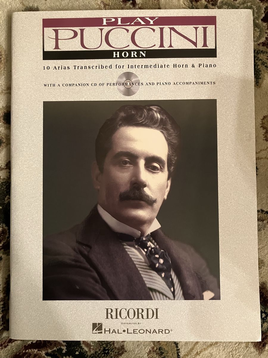 2 Books;Play Puccini Horn: 10 Arias Transcribed for Intermediate Horn & Piano &  Easy Popular Movie Instrumental Solos' (Trumpet