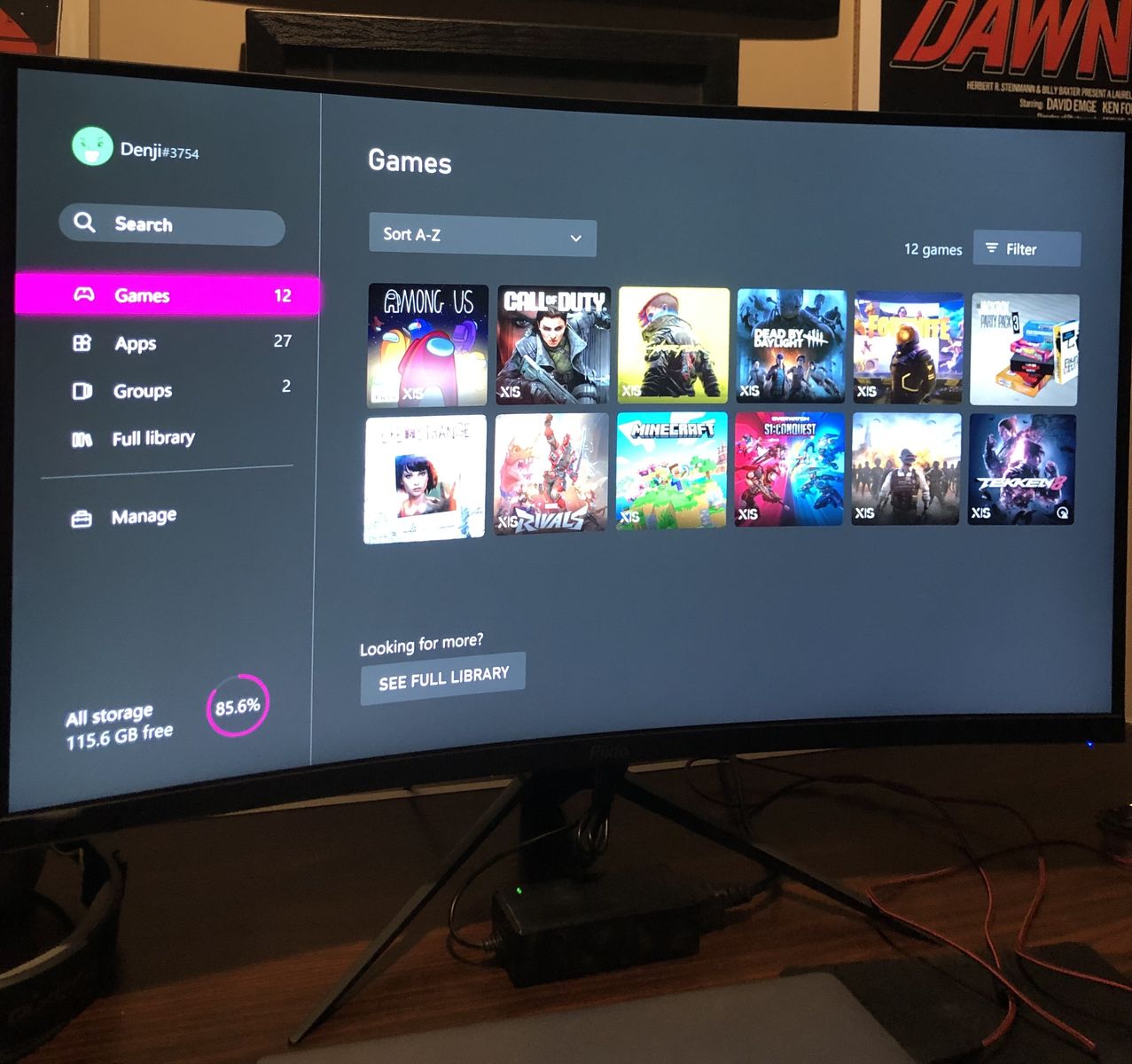 Curved 32in Gaming Monitor Pixio