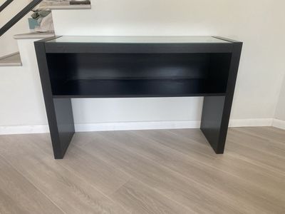 Glass top entry way/console table