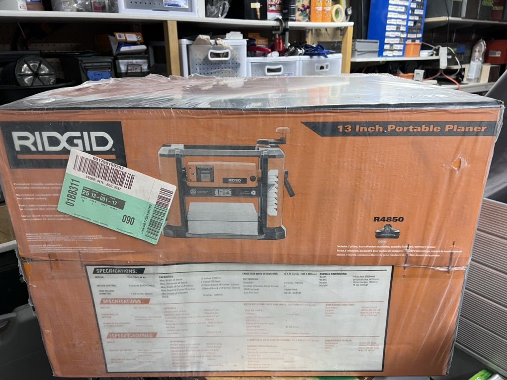 Ridgid Thickness Planer