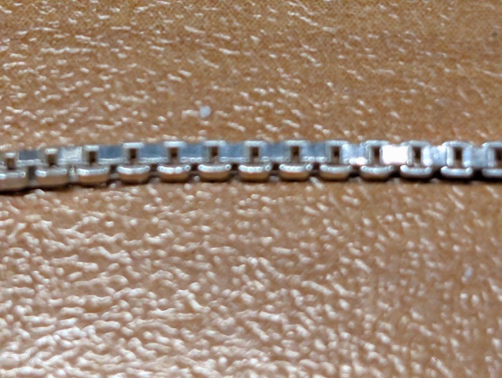 16 inch 2mm.925 sterling silver chain necklace