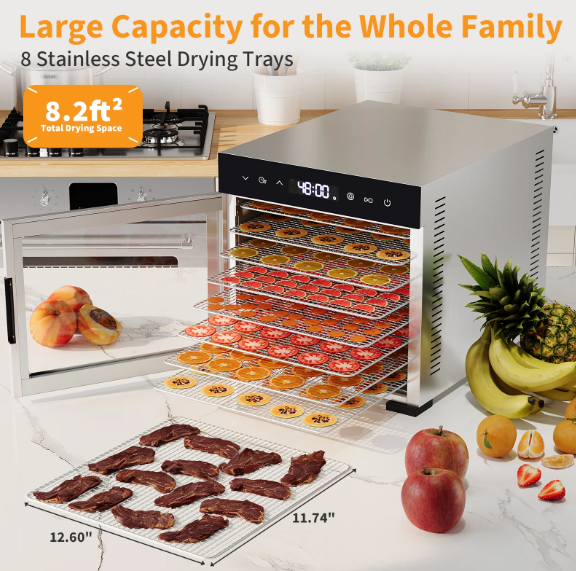 New in box 8-Tray Food Dehydrator Machine