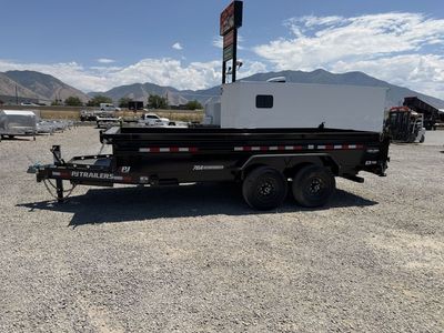 2027 PJ Trailers 7x16 15.4k 83 Low-Pro (DL) Sciss"