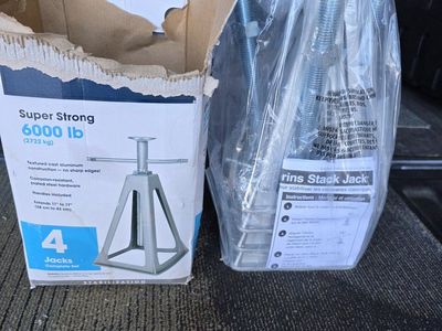 Camco Stack Jacks 4-Pack 6000 lb Capacity Aluminum Stabilizer Jacks
