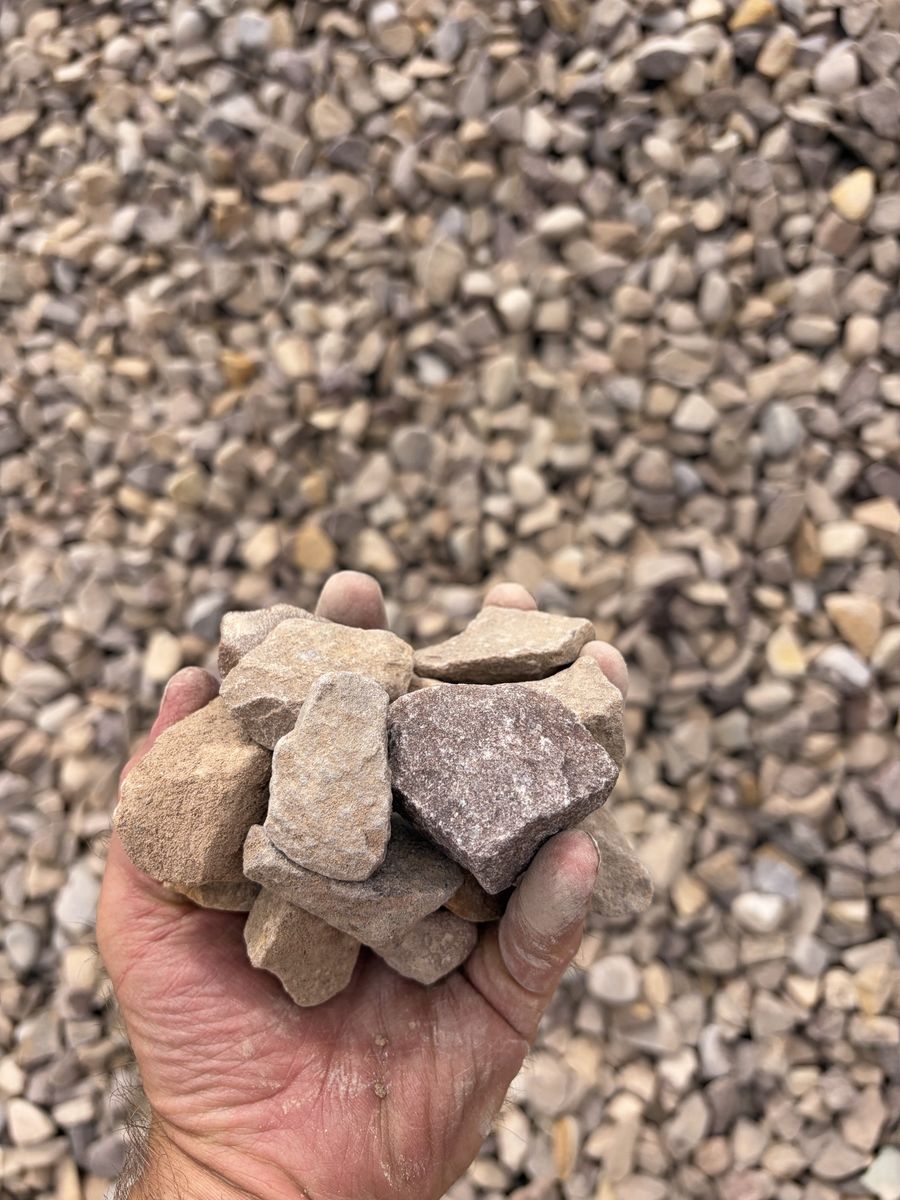 3 Tons 1 Inch uintah red rock delivered!