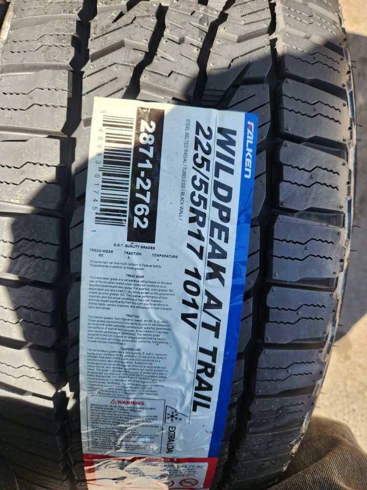 225/55r17 falken wildpeak at trail