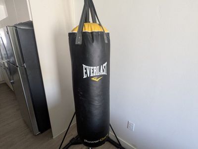Everlast punching bag with stand