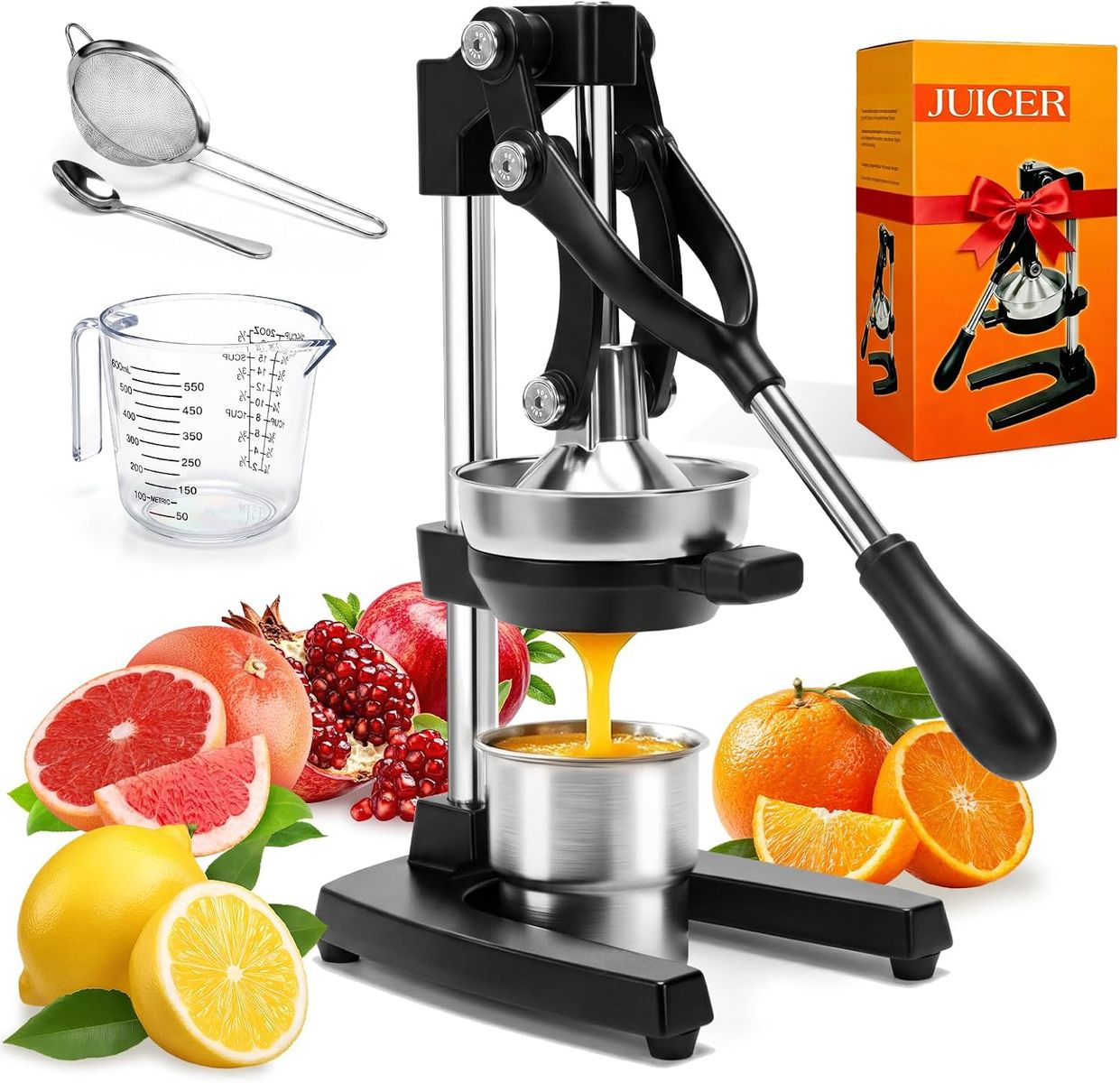Manual Citrus Juicer Press – Brand New