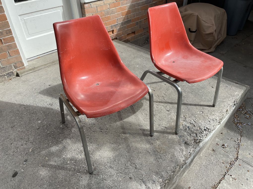 2 Eames Style MCM Chairs