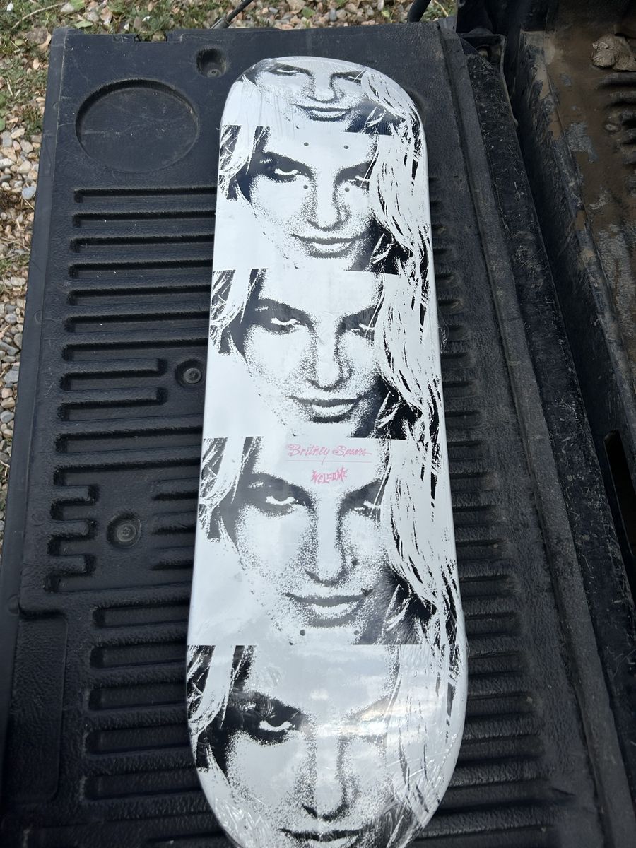 Welcome x Britney Spears 'Till The World Ends' Skateboard Deck New