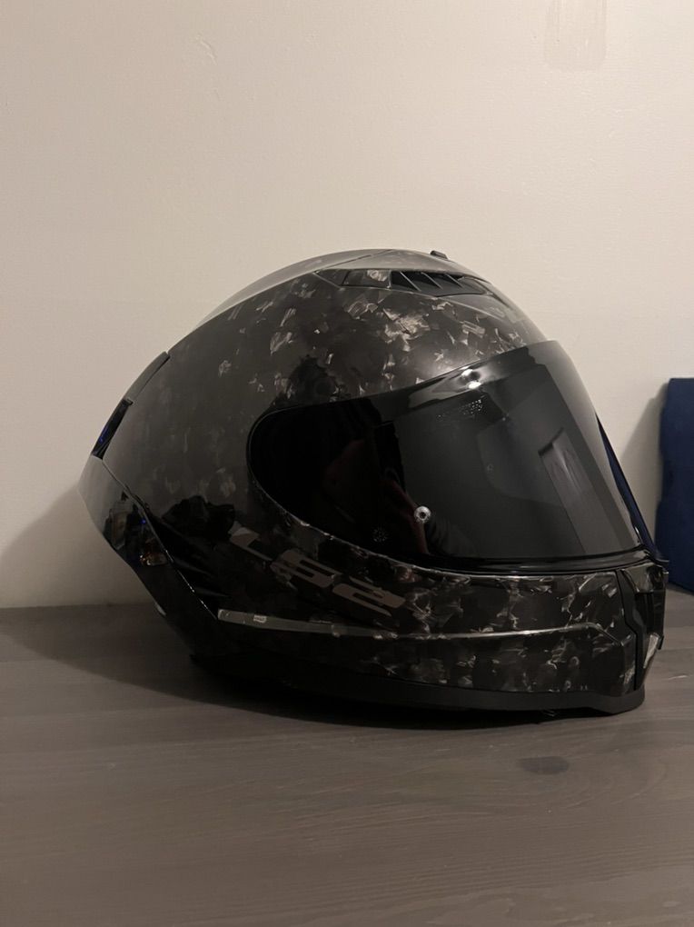 LS2 Dragon Forged Carbon Helmet