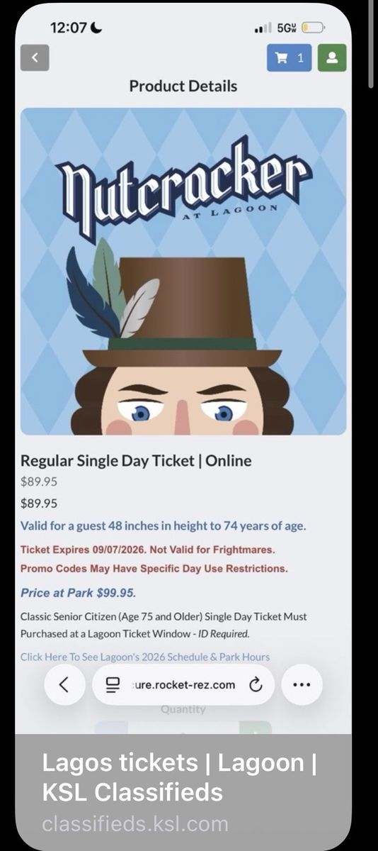 Beware Lagoon Ticket Scammer