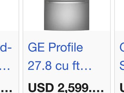 $1150 OBO NEW FRIDGE GE STAINLESS STEEL