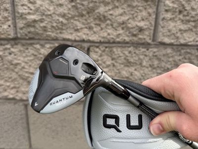 NEW Callaway Quantum Max D 5 Wood Denali Frost Silver 5.5 W/Head Cover