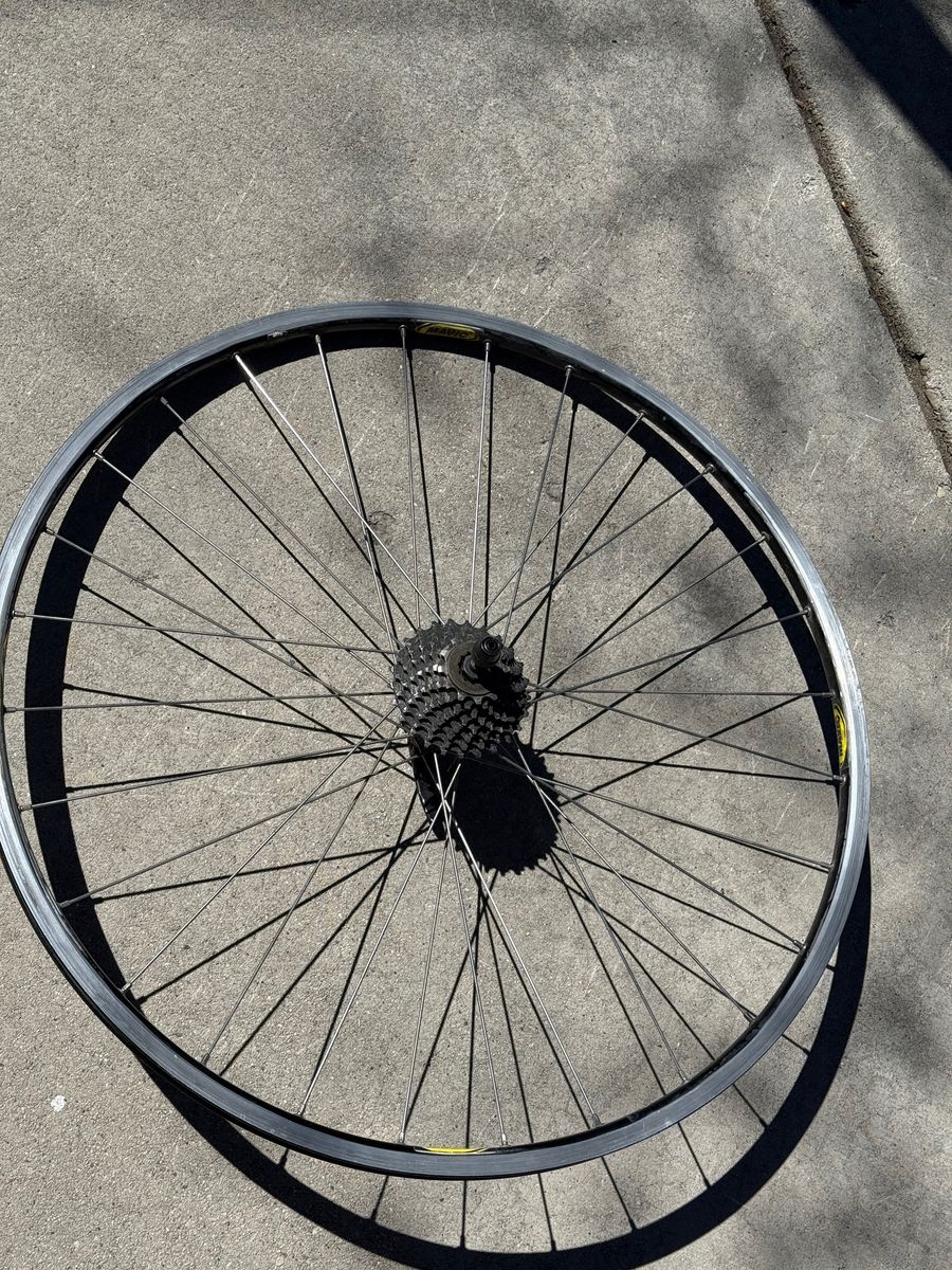 650C Bicycle Rear Wheel with Cassette